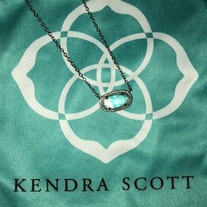 Kendra Scott Elisa Lux Silver Necklace!